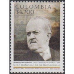 Colombia 1475 2009 D. Guillermo León Valencia. Hombre de Estado MNH Colombia 1475 2009 D. Guillermo León Valencia. Hombre de Estado MNH