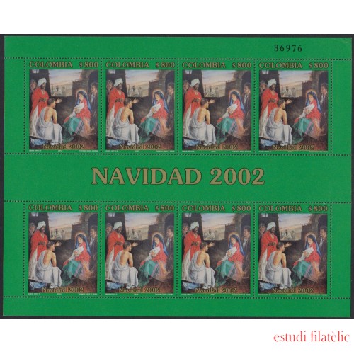 Colombia MP 1180a 2002 Navidad MNH