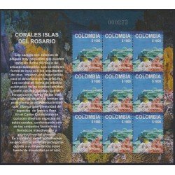 Colombia MP 1198a 2003 Fauna Marina. Corales de las Islas Rosario MNH Colombia MP 1198a 2003 Fauna Marina. Corales de las Islas Rosario MNH
