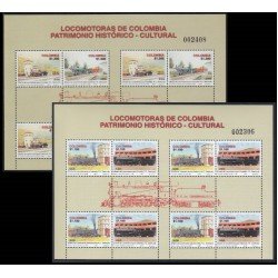 Colombia MP 1253/16 2003 Ferrocarriles MNH Colombia MP 1253/16 2003 Ferrocarriles MNH