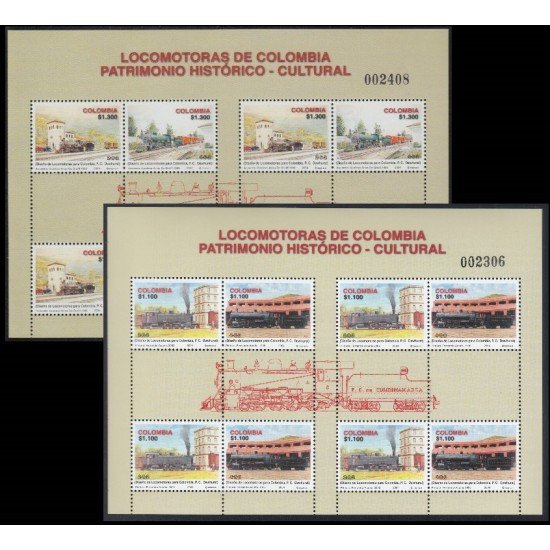 Colombia MP 1253/16 2003 Ferrocarriles MNH