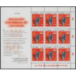 Colombia MP 1292a 2004 50 Años de la Asociación Colombiana de la Radio MNH Colombia MP 1292a 2004 50 Años de la Asociación Colombiana de la Radio MNH