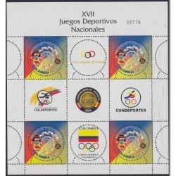Colombia MP 1307 2004 XVII Juegos deportivos Nacionales MNH Colombia MP 1307 2004 XVII Juegos deportivos Nacionales MNH