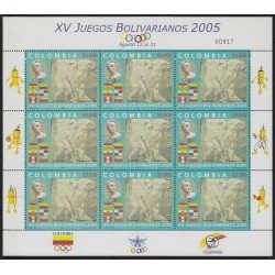 Colombia MP 1337 2005 Deportes 15 Años de los Juegos Bolivianos MNH Colombia MP 1337 2005 Deportes 15 Años de los Juegos Bolivianos MNH