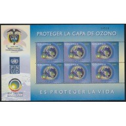 Colombia MP 1340a 2005 Día Mundial de la protección de la Capa za Ozono MNH Colombia MP 1340a 2005 Día Mundial de la protección de la Capa za Ozono MNH
