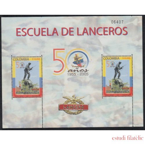 Colombia MP 1344 2005 50 Años de la Escuela de Lanceros MNH