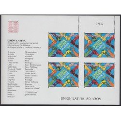 Colombia MP 1345 2005 50 Años Unión Latina MNH Colombia MP 1345 2005 50 Años Unión Latina MNH