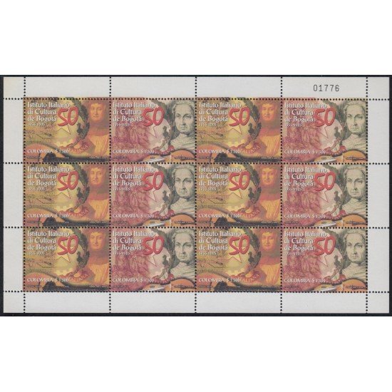 Colombia MP 1362/1363 2006 500 Años del Instituto Italiano de la Cultura MNH
