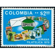 Colombia 650 1970 Semana Filatélica ADPOSTAL MNH