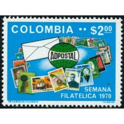 Colombia 650 1970 Semana Filatélica ADPOSTAL MNH Colombia 650 1970 Semana Filatélica ADPOSTAL MNH