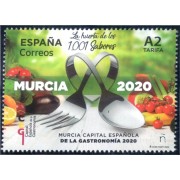 España Spain 5379 2020 Capital de la gastronomía española Murcia MNH Tarifa A2