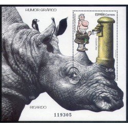 España Spain 5410 2020 Humor Gráfico Rinoceronte MNH España Spain 5410 2020 Humor Gráfico Rinoceronte MNH