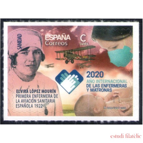 España Spain 5406 2020 Año Internacional de las enfermeras y las matronas MNH Tarifa C