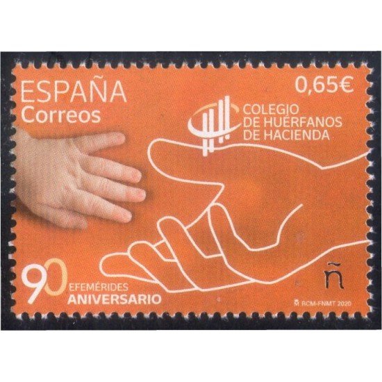 España Spain 5405 2020 90 Aniversario Colegio de Huérfanos de Hacienda MNH España Spain 5405 2020 90 Aniversario Colegio de Huérfanos de Hacienda MNH
