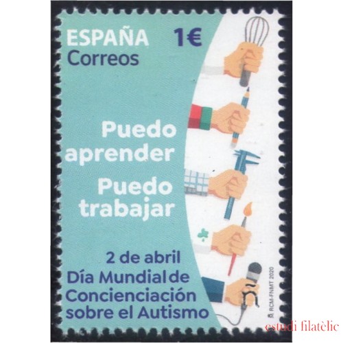 España Spain 5399 2020 Día Mundial sobre el Autismo MNH