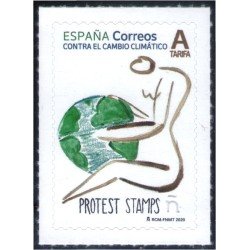 España Spain 5396 2020 Contra el cambio climático MNH Tarifa A