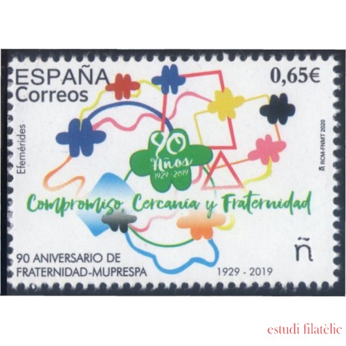 España Spain 5388 2020 90 Aniversario de la Fraternidad  Muprespa MNH