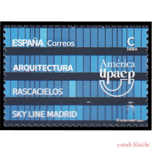 España Spain SH 5440 2020 América UPAEP Arquitectura Rascacielos Skyline Madrid MNH