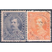 Costa Rica 17/18 1887 Presidente Bernardo Soto usado