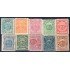 Costa Rica 31/40 1892 Escudos Shields MH