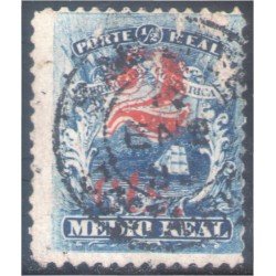 Costa Rica 7 1881/83 Escudos Shields usado Costa Rica 7 1881/83 Escudos Shields usado