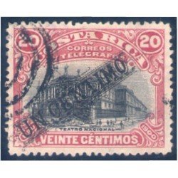 Costa Rica 54a 1903 Teatro Nacional San José usado Costa Rica 54a 1903 Teatro Nacional San José usado