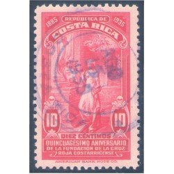 Costa Rica 158 1935 Quincuagésimo aniversario de la fundación de la cruz roja costarricense usados Costa Rica 158 1935 Quincuagésimo aniversario de la fundación de la cruz roja costarricense usados