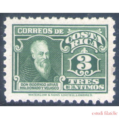 Costa Rica 157 1934 Rodrigo Arias Maldonado y Velasco MH sombras del tiempo