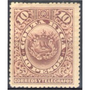Costa Rica 40 1892 1901 Escudos Shields MH