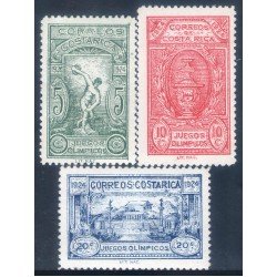 Costa Rica 133/35 1924 Juegos Olímpicos Centroamericanos de San José MH Costa Rica 133/35 1924 Juegos Olímpicos Centroamericanos de San José MH
