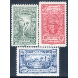 Costa Rica 133/35 1924 Juegos Olímpicos Centroamericanos de San José MNH Costa Rica 133/35 1924 Juegos Olímpicos Centroamericanos de San José MNH