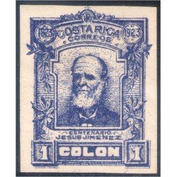 Costa Rica 115a 1923 Jesús Jiménez MH sin dentar Costa Rica 115a 1923 Jesús Jiménez MH sin dentar
