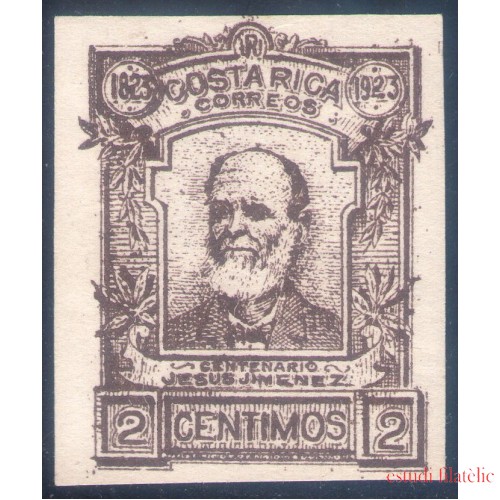 Costa Rica 111a 1923 Jesús Jiménez MH sin dentar 
