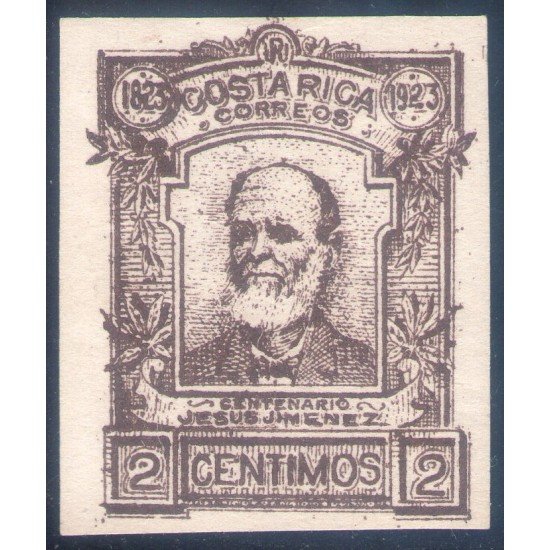 Costa Rica 111a 1923 Jesús Jiménez MH sin dentar