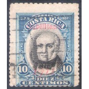Costa Rica 79a 1911 Braulio Carrillo usado s/b roja