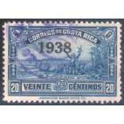 Costa Rica 183 1938 Cristóbal Colón en Cariari usados