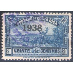 Costa Rica 183 1938 Cristóbal Colón en Cariari usados Costa Rica 183 1938 Cristóbal Colón en Cariari usados