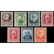 España Spain 655/61 1931/32 Personajes MNH