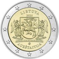 Lituania 2020 2 € euros conmemorativos Aukstaitija