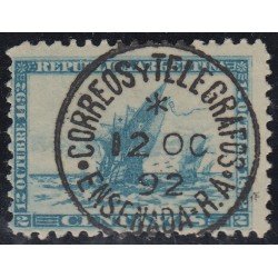 Argentina 92 1892 4º Centenario del descubrimiento de América usado Argentina 92 1892 4º Centenario del descubrimiento de América usado