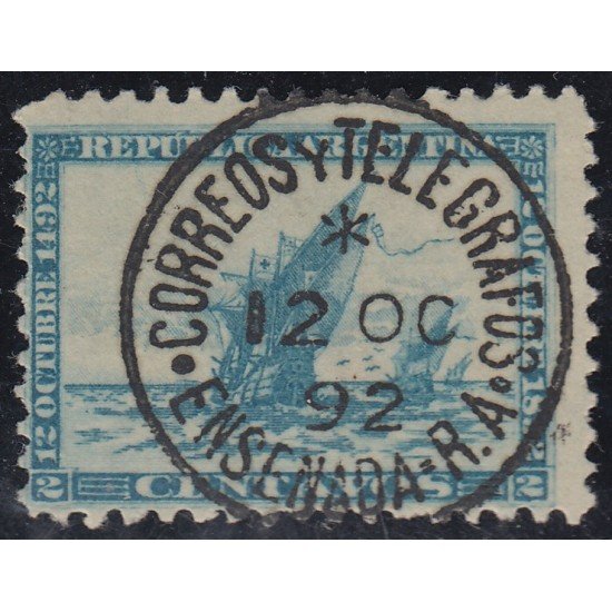 Argentina 92 1892 4º Centenario del descubrimiento de América usado Argentina 92 1892 4º Centenario del descubrimiento de América usado