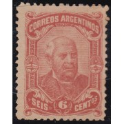 Argentina 64a 1888/90 Domingo F. Sarmiento sin goma