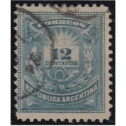 Argentina 59a 1884/85 República Argentina Números usado