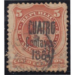 Argentina 50 1884 Bernardino Rivadavia usado
