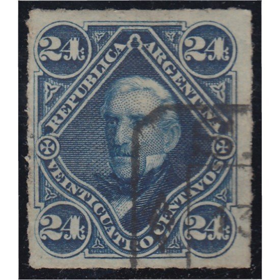 Argentina 36 1876/78 José de San Martín usado Argentina 36 1876/78 José de San Martín usado