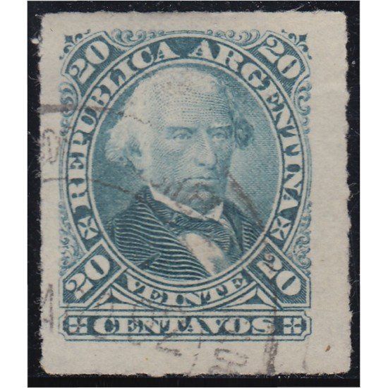 Argentina 35 1876/78 Dalmacio Vélez Sarsfield usado Argentina 35 1876/78 Dalmacio Vélez Sarsfield usado