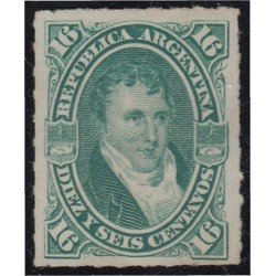 Argentina 34 1876/78 Manuel Belgrano sin goma