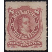 Argentina 33 1876/78 Bernadino Rivadavia MH