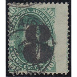Argentina 31 1877 Manuel Belgrano usado