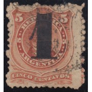 Argentina 29 1877 Bernadino Rivadavia usado